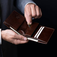 Faltbrieftasche aus Leder - Daniel