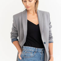 Top 'ELBA' | weicher Bambusstoff in schwarz