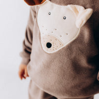 Terry Oversize Pullover in 2 Motive