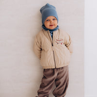 Double Rib Beanie aus Bio Baumwolle in 3 Farben