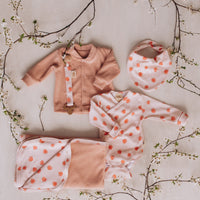 Jacke aus Bio Baumwolle mit Erdbeerstickerei