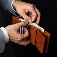 Faltbrieftasche aus Leder - Daniel