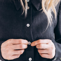 Zeitloses Hemd aus Leinen "Dina"