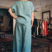 Leinenhose mit weiter Silhouette "Laima"