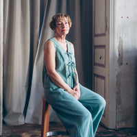 Leinenhose mit weiter Silhouette "Laima"