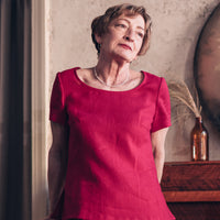 Klassischer Leinentop "Elin"