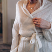 Kurze Weste mit breitem Ärmel