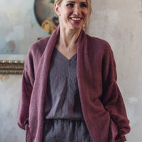 Kurze Weste mit breitem Ärmel