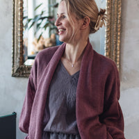 Kurze Weste mit breitem Ärmel