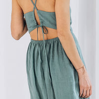 Sommerlicher Kleid aus Leinen "Liga"