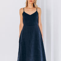 Sommerlicher Kleid aus Leinen "Liga"