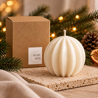Christbaumkugel-Kerze aus Soja- & Rapswachs