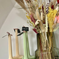 Geometrische Stabkerze aus Rapswachs