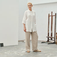 Oregano Oversized Leinenbluse