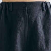 Kurze Leinenshorts "Iris"