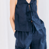 Kurze Leinenshorts "Billy"