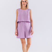 Crop Top aus Leinen "Julia"