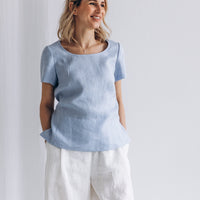 Klassischer Leinentop "Elin"