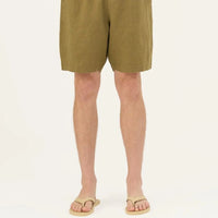 Amabilis Shorts in Khaki – Entspannter Sommerkomfort aus Leinen - The Baltic Shop