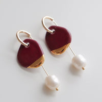 "Arp" Ohrringe aus Porzellan - The Baltic Shop