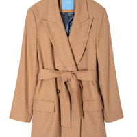 Blazer 'MILAN' - Premium - Wollmischung in Karamell - The Baltic Shop