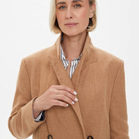 Blazer 'MILAN' - Premium - Wollmischung in Karamell - The Baltic Shop