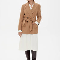 Blazer 'MILAN' - Premium - Wollmischung in Karamell - The Baltic Shop