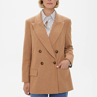 Blazer 'MILAN' - Premium - Wollmischung in Karamell - The Baltic Shop