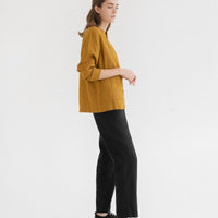 Cherry Tree Jacke aus Leinen in Bronze - The Baltic Shop