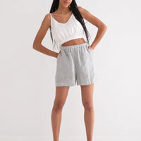 Crop Top aus Leinen - The Baltic Shop