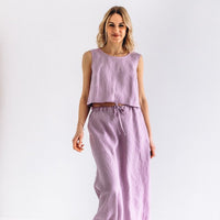 Crop Top aus Leinen "Julia" - The Baltic Shop