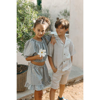 Crop Top mit Puffärmel in 3 Farben - The Baltic Shop