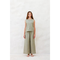 Damentop aus Leinen in 2 Farben - The Baltic Shop