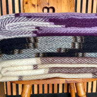 Decke aus 100% Wolle in viele Farben - The Baltic Shop