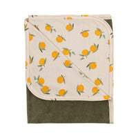 Decke für Baby aus Velour Bio Baumwolle in 2 Farben - The Baltic Shop