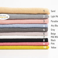 Dünner Leinenschal mit Fransen - The Baltic Shop