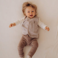 Fleece-Weste aus Bio-Baumwolle - The Baltic Shop