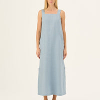 Fugue Leinenkleid in Allure - Langes Leinenkleid - The Baltic Shop