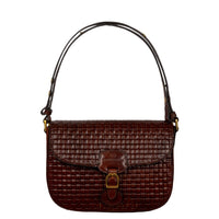 Geflochtene Ledertasche in Braun - The Baltic Shop