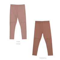 GERIPPTE LEGGINGS AUS BIO BAUMWOLLE MIT TEDDYOHREN - The Baltic Shop