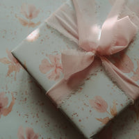 Geschenkpapier mit Rosen - Tulpen, 3 - teiliges Set - The Baltic Shop