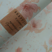 Geschenkpapier mit Rosen - Tulpen, 3 - teiliges Set - The Baltic Shop