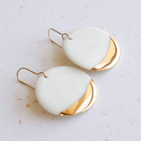 Handgemachte Runde Porzellan - Ohrringe - The Baltic Shop