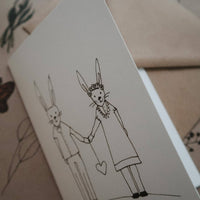 Hasenpaar/Klappkarte - The Baltic Shop