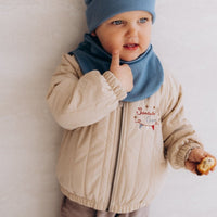 Haube aus Bio Baumwolle mit Teddy Ohren - The Baltic Shop