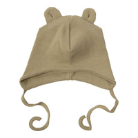 Haube aus Bio Baumwolle mit Teddy Ohren - The Baltic Shop