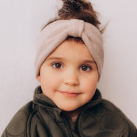 Fleece-Stirnband aus Bio-Baumwolle