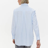 Hemd 'CAPRI' | gestreifte Baumwolle mit Mikroflocken - Detail - The Baltic Shop