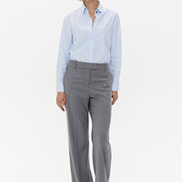 Hemd 'CAPRI' | gestreifte Baumwolle mit Mikroflocken - Detail - The Baltic Shop