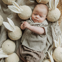 Hemd und Bloomers aus Bio Musselin in Braun - The Baltic Shop